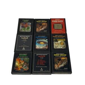 Lot of 9 Atari 2600 Game Cartridges #05